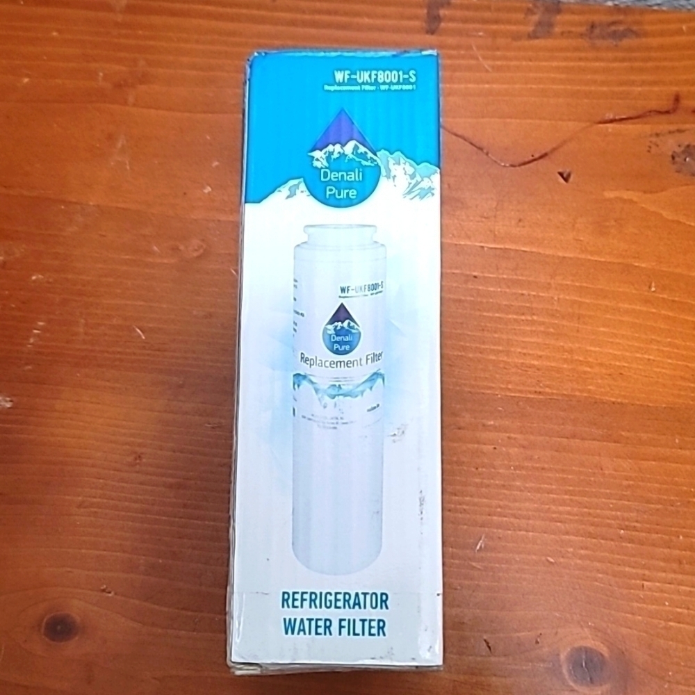 Denali Pure Refrigerator Water Filter WF-UKF8001-S Replacement White Home Utili